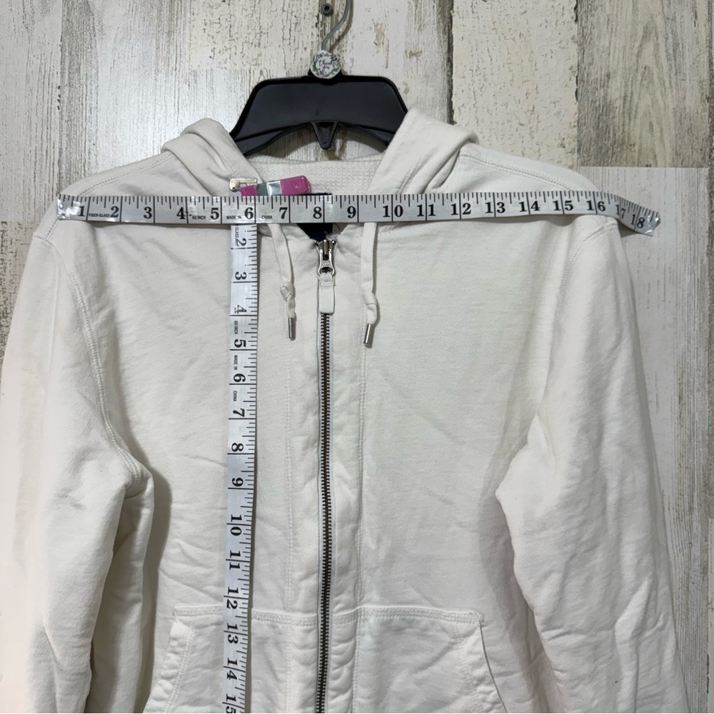 GAP Classic White Hoodie with Zip - Picture 6 of 10